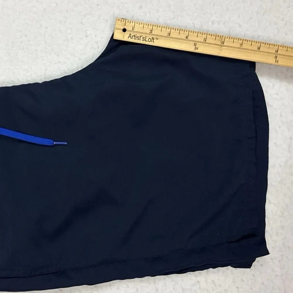Nike Volley Swim Shorts Mens Large Dark Navy Blue 8 Inch Lined Swim Trunks